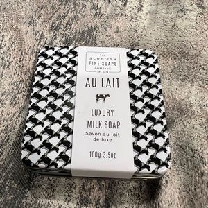 The Scottish Fine Soaps Company Au Lait Soap In A Tin